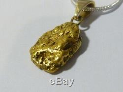Large 4.532 Gram Natural Gold Nugget Pendant Very Attractive