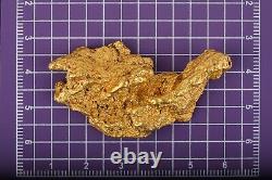 Large 51.88 gram natural gold nugget from Australia