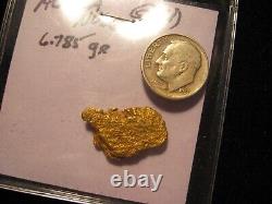 Large Alaska Gold Nugget 6.785 Grams Natural Placer