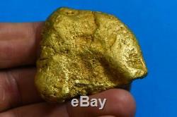 Large Alaskan BC Natural Gold Nugget 122.47 Grams Genuine 3.93 Troy Ounces