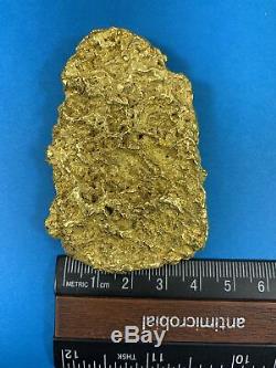 Large Alaskan BC Natural Gold Nugget 128.48 Grams Genuine 4.13 Troy Ounces