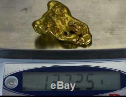 Large Alaskan BC Natural Gold Nugget 137.25 Grams Genuine 4.41 Troy Ounces