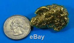 Large Alaskan BC Natural Gold Nugget 52.52 Grams Genuine 1.68 Troy Ounces