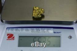 Large Alaskan BC Natural Gold Nugget 56.35 Grams Genuine 1.81 Troy Ounces
