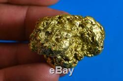 Large Alaskan BC Natural Gold Nugget 63.44 Grams Genuine 2.03 Troy Ounces