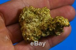 Large Alaskan BC Natural Gold Nugget 77.81 Grams Genuine 2.50 Troy Ounces