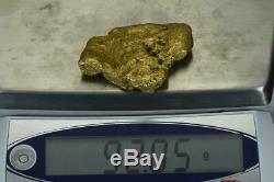Large Alaskan BC Natural Gold Nugget 92.05 Grams Genuine 2.95 Troy Ounces