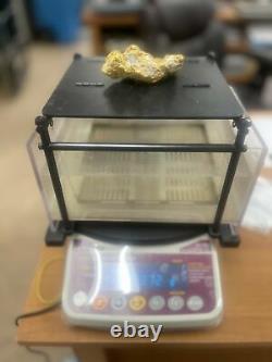 Large Alaskan BC Natural Gold Nugget with Quartz 424.09 Grams Genuine 13.63 Troy