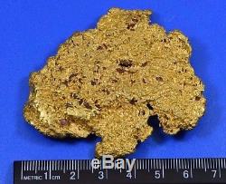 Large Natural Australian Gold Nugget 137.91 Grams, 4.43 Troy Ounces