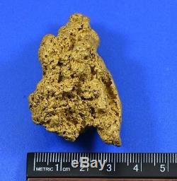 Large Natural Australian Gold Nugget 166.34 Grams, 5.34 Troy Ounces