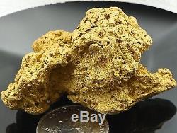 Large Natural Australian Gold Nugget 166.34 Grams, 5.34 Troy Ounces