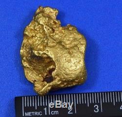 Large Natural Australian Gold Nugget 54.89 Grams, 1.76 Troy Ounces