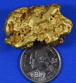 Large Natural Australian Gold Nugget 76.02 Grams, 2.44 Troy Ounces