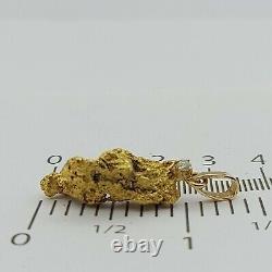 Large Natural Gold 22-23.8ct Australian Nugget Pendant RARE