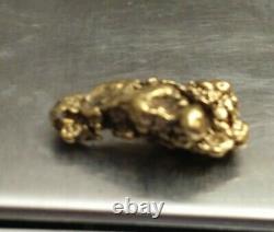 Large Natural Gold Nugget 4.248 Grams Genuine. 1365 Troy Ounces Jewelry grade