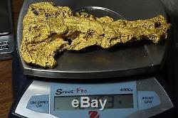 Large Natural Gold Nugget Australian 1,246.3 Grams 40.07 Troy Ounces Very Rare