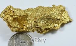 Large Natural Gold Nugget Australian 116.25 Grams 3.73 Troy Ounces Very Rare