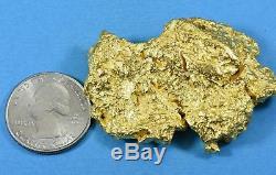 Large Natural Gold Nugget Australian 117.31 Grams 3.775 Troy Ounces Genuine