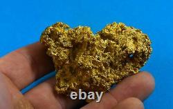 Large Natural Gold Nugget Australian 122.99 Grams 3.95 Troy Ounces Very Rare