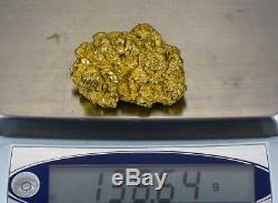 Large Natural Gold Nugget Australian 138.64 Grams 4.45 Troy Ounces Very Rare