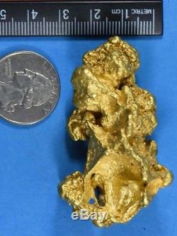 Large Natural Gold Nugget Australian 145.42 Grams, 4.676 Troy Ounces Genuine