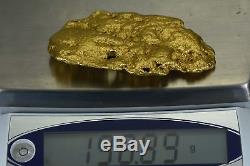 Large Natural Gold Nugget Australian 198.89 Grams 6.38 Troy Ounces Very Rare