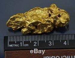 Large Natural Gold Nugget Australian 51.99 Grams 1.67 Troy Ounces Very Rare