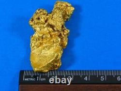 Large Natural Gold Nugget Australian 58.89 Grams 1.87 Troy Ounces Very Rare