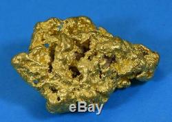 Large Natural Gold Nugget Australian 59.69 Grams 1.91 Troy Ounces Very Rare