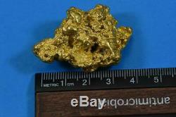 Large Natural Gold Nugget Australian 59.69 Grams 1.91 Troy Ounces Very Rare