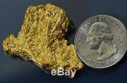Large Natural Gold Nugget Australian 59.72 Grams 1.92 Troy Ounces Very Rare