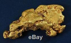 Large Natural Gold Nugget Australian 62.03 Grams 1.99 Troy Ounces Very Rare
