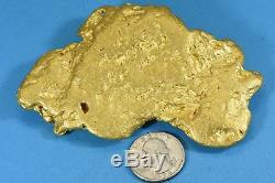 Large Natural Gold Nugget Australian 631.0 Grams 20.289 Troy Ounces Genuine