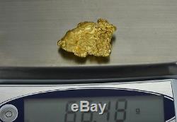 Large Natural Gold Nugget Australian 66.48 Grams 2.13 Troy Ounces Very Rare