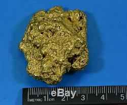 Large Natural Gold Nugget Australian 66.88 Grams 2.15 Troy Ounces Very Rare