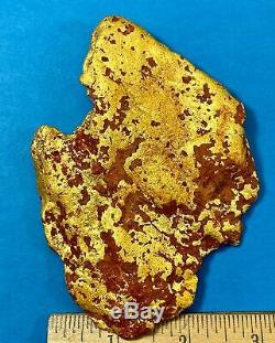 Large Natural Gold Nugget Australian Big Red 712.49 Grams 22.90 Troy Ounces Ve