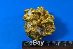 Large Natural Gold Nugget Australian with Quartz 145.55 Grams 4.68 Troy Ounces V