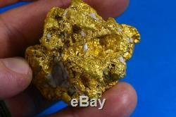 Large Natural Gold Nugget Australian with Quartz 145.55 Grams 4.68 Troy Ounces V