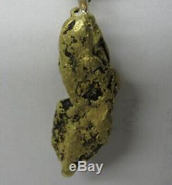 Large Natural Pure Gold Nugget Pendant 22k 15 Grams