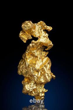 Long Rugged Australian Natural Gold Nugget 7.67 grams