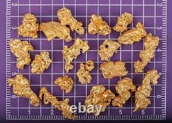 Lot of natural gold nuggets from Australia, 53.67 Grams Total