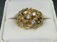 Mens 14 Kt Solid Gold Nugget Ring With 1/2 Carats Tdw Natural Diamonds New Withbox