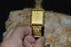 Man's (heavy Nugget) Seiko 10kt/ Natural Nuggeted Gold/diamond Watch