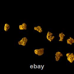 NET 8.09 GRAMS 11 x Natural High Purity Gold Nuggets From NT, Australia