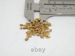 Natural Alaska Yukon BC gold nugget bullion placer 2.5 dwt 3.8grams 10/12