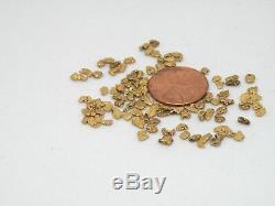 Natural Alaska Yukon BC gold nugget bullion placer fines 5 dwt 7.8 grams 8/10