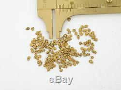 Natural Alaska Yukon BC gold nuggets bullion placer 2.5 dwt 3.9 grams 12/14