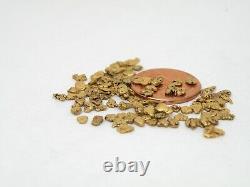 Natural Alaska Yukon BC gold nuggets bullion placer 5 dwt 7.8 grams 8/10