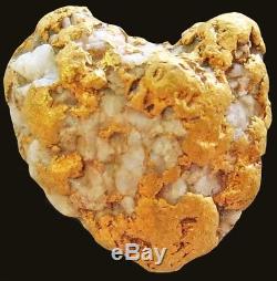 Natural Alaskan 7 Grams Gold Prospector Valentine's Day Nugget Quartz Specimen