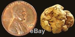 Natural Alaskan 9.1 Grams Gold Prospector Skull Face Nugget Specimen